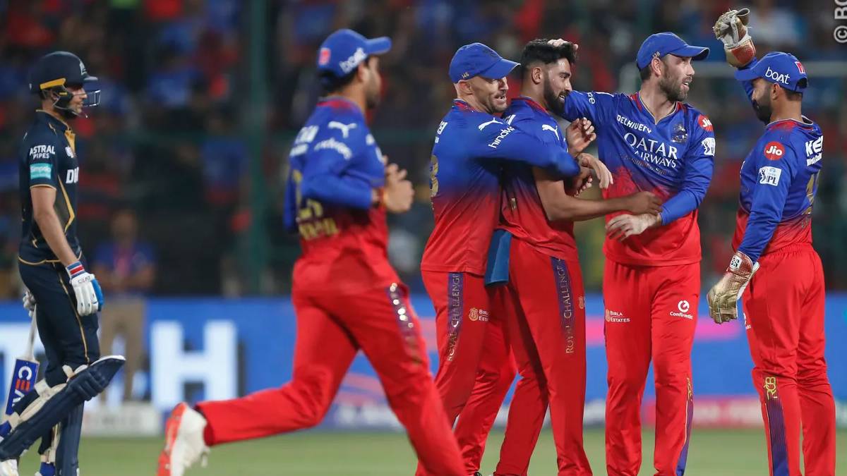 RCB beat GT by 4 Wickets And Grab the 7th spot in ipl 2024 points table