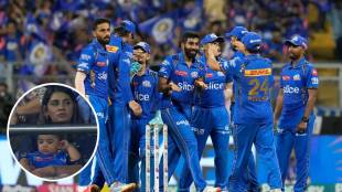 Jasprit Bumrah Son Angad First Appearance in Mumbai Indians Match at Wankhede
