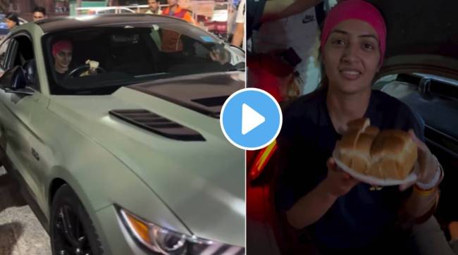 Viral Vada Pav Girl Spotted With Ford Mustang Car Says Something big is coming soon While Users congratulated Her