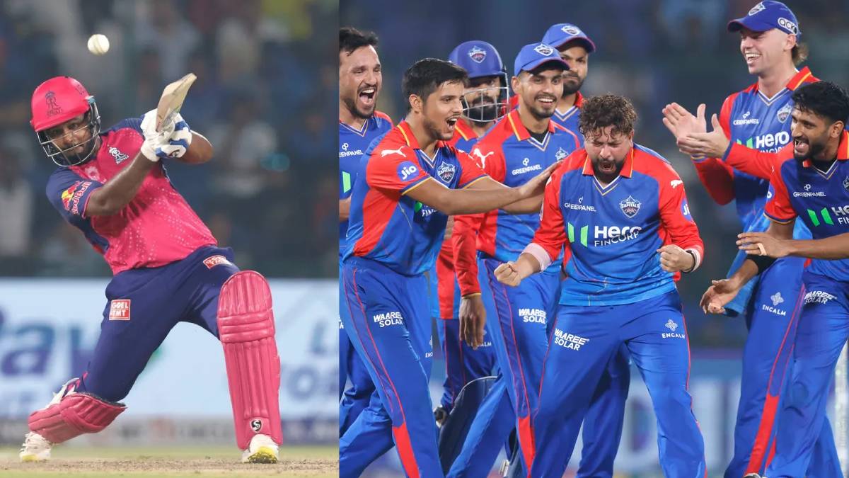 DC beat RR by 20 Runs sanju samson wicket Controversy