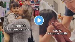 लेक माझी लाडकी! कर्करोगाशी झुंज देणाऱ्या चिमुकलीला पाहून आईचा कंठ आला दाटून; पाहा डोळे पाणवणारा VIDEO