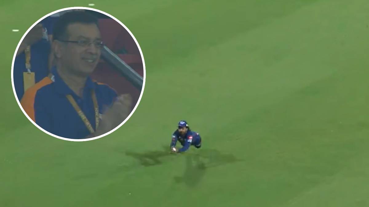 KL Rahul Catch and LSG Owner Sanjeev Goenka Reaction Video