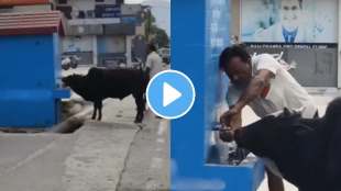 Man helped cow to drink Water video viral