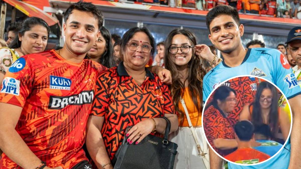 Shubamn Gill Touches Feet of Abhishek sharma Mother Video Viral