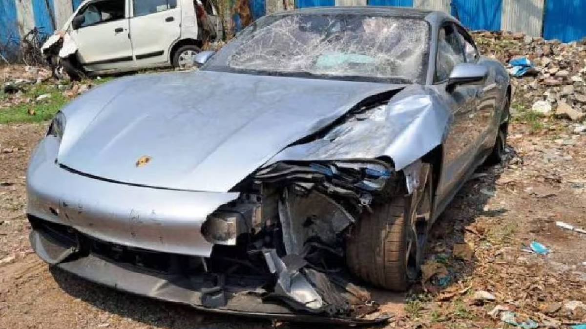 Pune porsche Car Accident