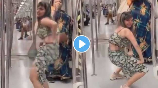 Instagram Influencer's Obscene Dance in delhi Metro