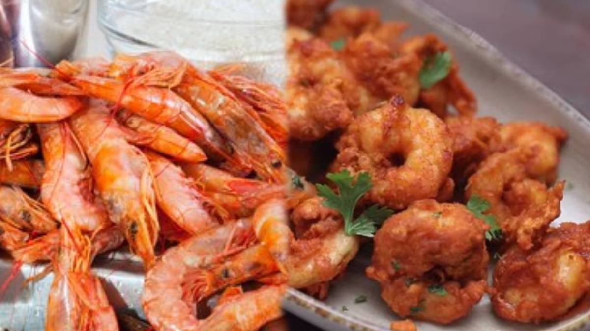 A simple easy way to make Spicy Prawn Bhaji