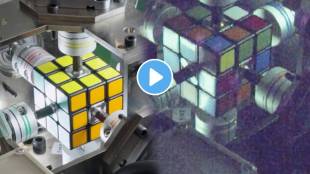 The company robot Solve Rubik Cube Puzzle Only 0.305 Seconds set Guinness World Records watch viral video