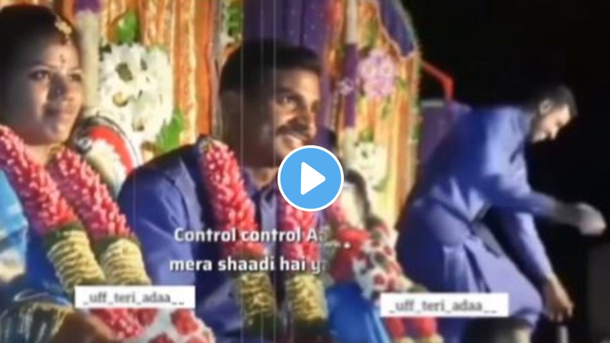 the groom fainted after seeing his friends Jumped out of the car