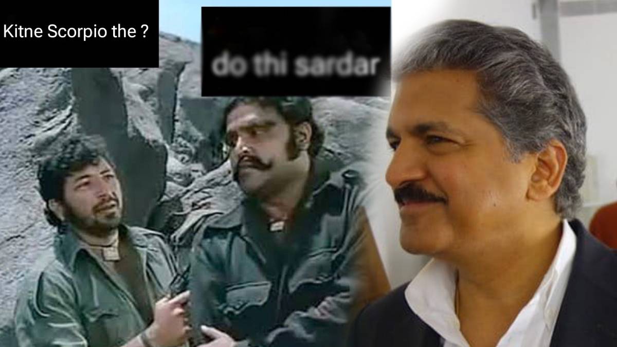 if Sholay was shot today Would Basanti have used a Mahindra Scorpio read Anand Mahindra filmy reply and watch meme