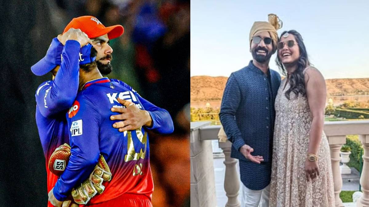 Virat's reaction to Dinesh Karthik