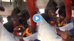 हद्दच झाली! ट्रेनमध्ये एका सीटसाठी महिलेने ओलांडली मर्यादा; VIDEO पाहून संतापले लोक