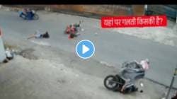 पाठीमागून मृत्यू आला अन्…अचानक रस्त्यावर थरारक अपघात; पण चूक कुणाची? VIDEO पाहून चक्रावून जाल