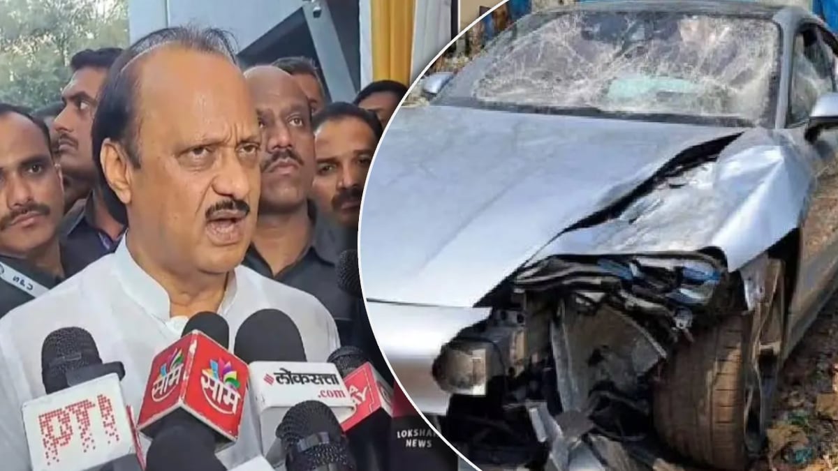 ajit pawar porsche car accident case reaction