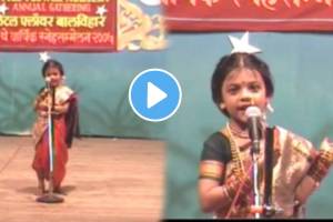 Little Girl first stage performance goes viral funny video