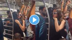 आता तर हद्द झाली! गर्दीने भरलेल्या मुंबई लोकलमध्ये कपलचा रोमान्स; एकमेकांना चिकटून….; Video व्हायरल