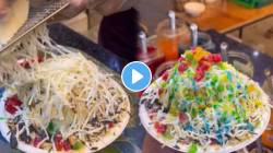 ‘डिश ऑफ द इयर’, आइस्क्रीमवर टाकले चीज अन् बरेच काही; VIDEO होतोय तुफान व्हायरल