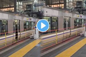 Platform safety in Japan video