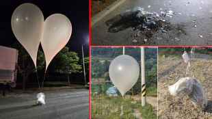 North Korea Massive balloons