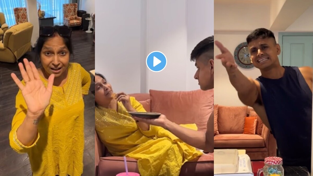 Nupur Shikhare video with mother on trending song