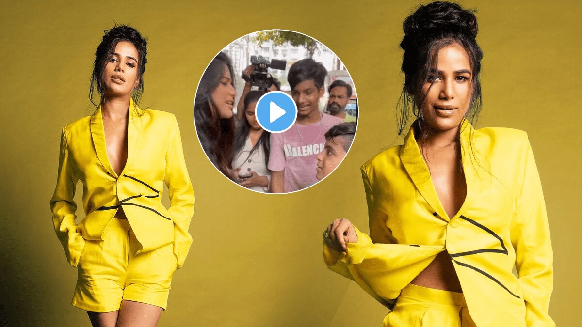 Poonam Pandey fan boy asked for her Instagram id video viral