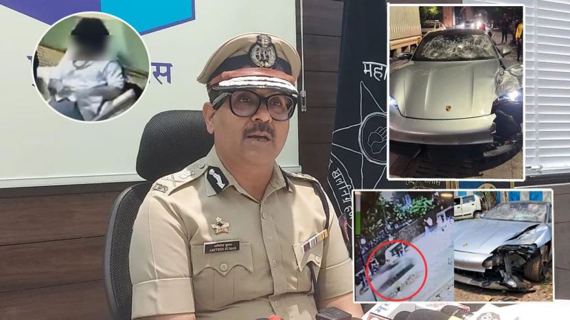 Police Commissioner Amitesh Kumar porsche car crash