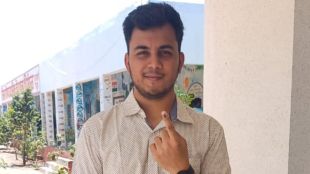 Sahil Borate reached Baramati from London to vote