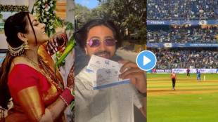Marathi actor Shashank Ketkar enjoyed a live cricket match in IPl 2024