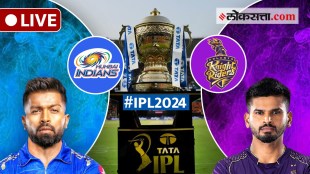 IPL 2024 Mumbai Indians vs Kolkata Knight Riders Live Match Score in Marathi
