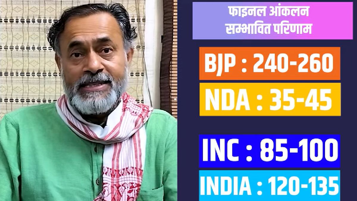 Yogendra Yadav BJP Win NDA Congress
