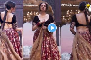 Aditi Rao Hydari Sensual walk Video from Heeramandi Saiyaan Hatto Jaao