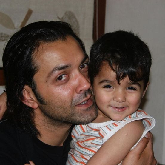 Bobby deol son dharam is his personal paparazzi shared photos