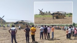सांगली: मिरजेजवळ शेतात लष्कराच्या हेलिकॉप्टरचे इमर्जन्सी लँडिंग