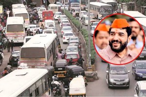 pune traffic jam, pune murlidhar mohol, murlidhar mohol traffic jam marathi news
