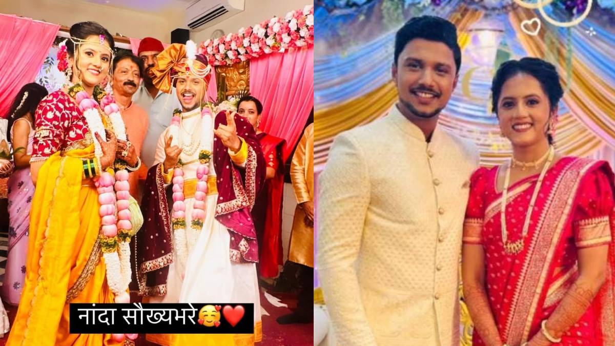 kanyadaan fame chetan gurav wedding photo