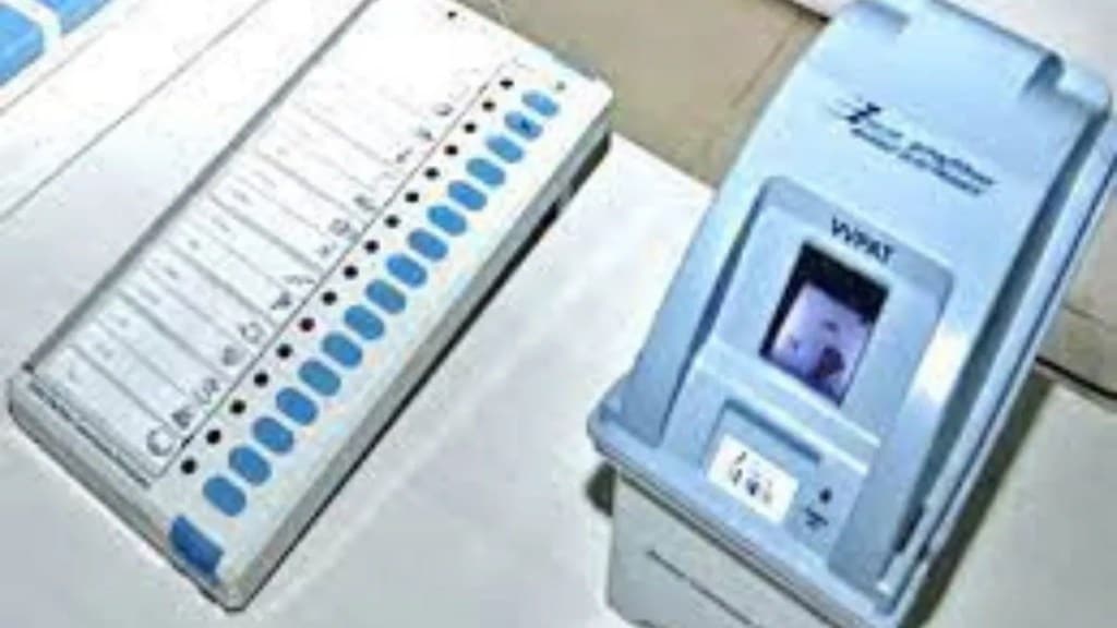godown for keeping evm on plot reserved for eco park in pimpri chichanwad