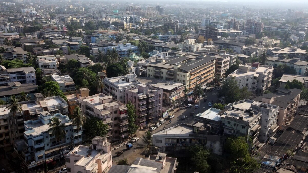 buffer zone in dombivli midc destroyed by illegal buildings
