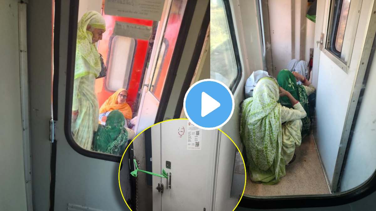 irctc viral post ticketless commuters crowding train first ac coach passengers post goes viral