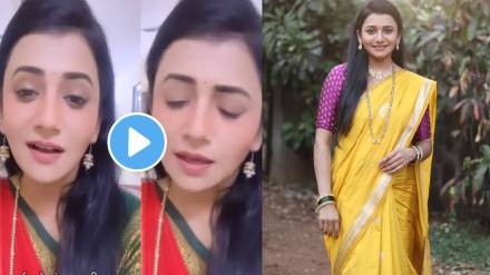 tharala tar mag fame actress sing song of bharat ratna lata mangeshkar