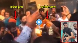 Video: कन्हैया कुमार यांच्यावर दिल्लीत हल्ला; हार घालण्याच्या बहाण्याने कानशिलात लगावली, उत्तर देताना म्हणाले, “ए साहब…”