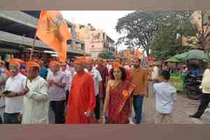 Kolhapur, Parshuram Jayanti, Parshuram Jayanti Celebrated in Kolhapur, Shri Parshuram Palkhi Procession, Kolhapur news, parshuram Jayanti news, marathi news,