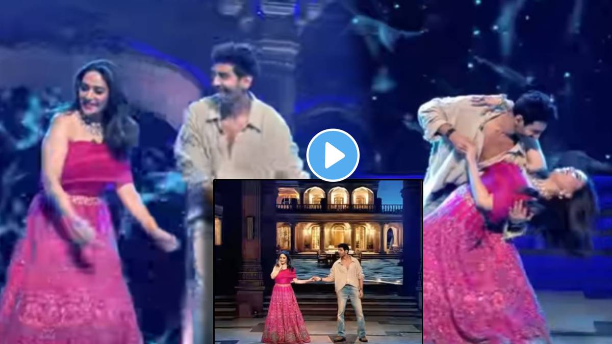 madhuri dixit and kartik aryan dances on dholna song