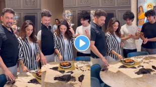 madhuri dixit birthday celebration with husband dr shriram nene