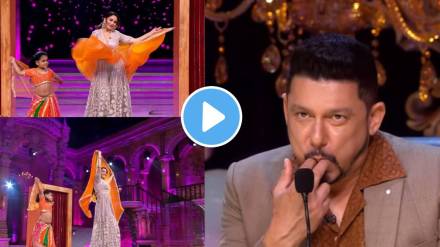 madhuri dixit dances with little girl contestant