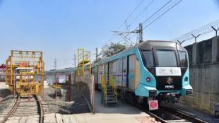 pre-trial, Metro 3, Aarey, Dadar, mumbai metro rail corporation