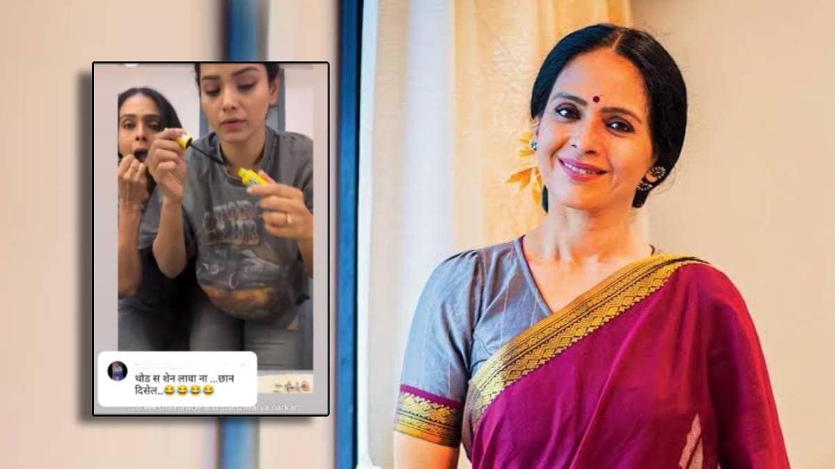 aishwarya narkar responded to the netizens comment