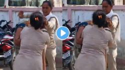 VIDEO : महिला पोलीस कर्मचाऱ्यांनी केली भाजी विक्रेत्या महिलेला मारहाण, व्हिडीओ पाहून नेटकरी संतापले