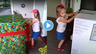 a soldier father made surprise her little daughter on her third birthday