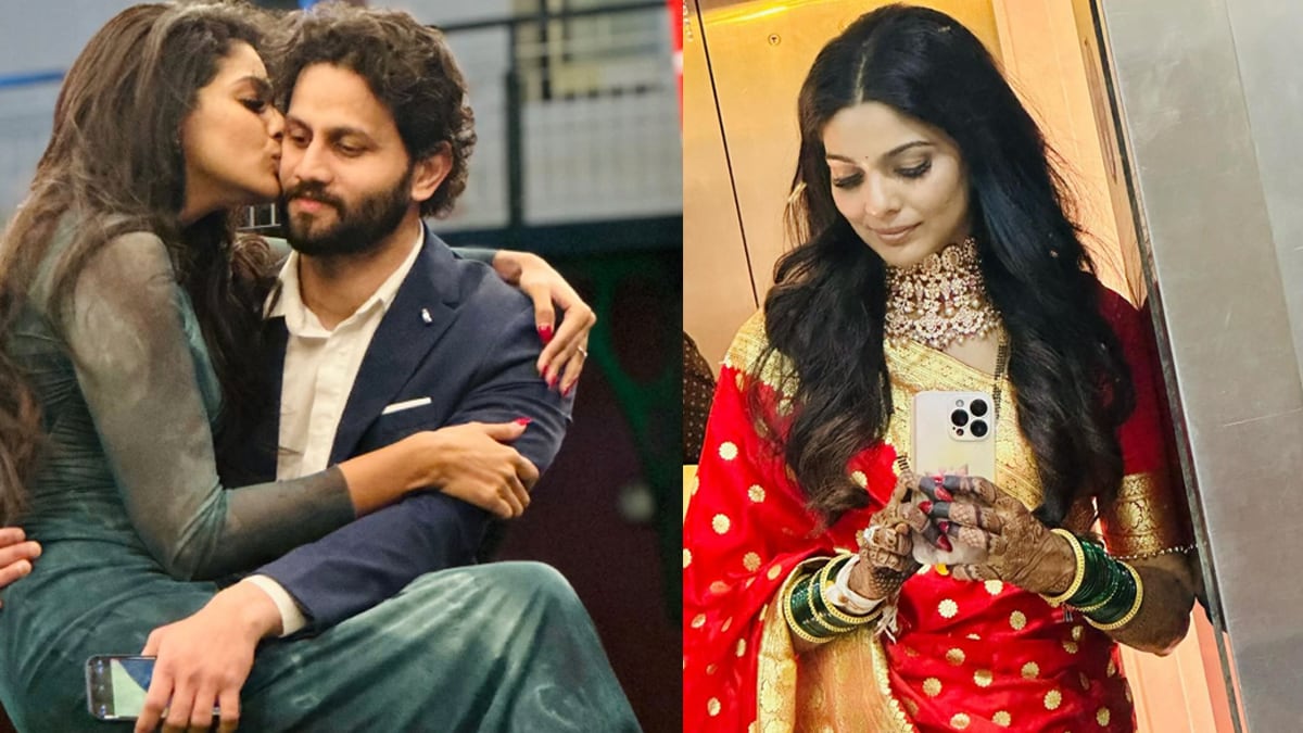 Pooja Sawant shared romantic photo with husband siddhesh for completing 3 months of marriage