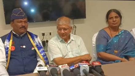 prakash ambedkar in satara district for election campaign